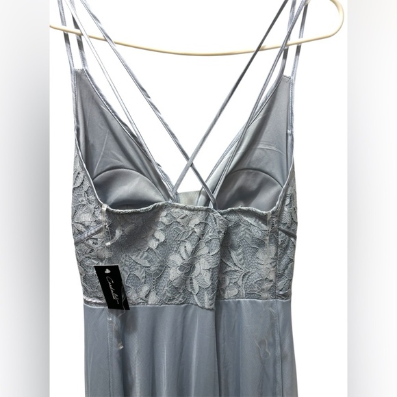 Candalite Gray Lace Dress with strands - Picture 5 of 5